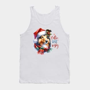 Collie Day Wishes Tank Top